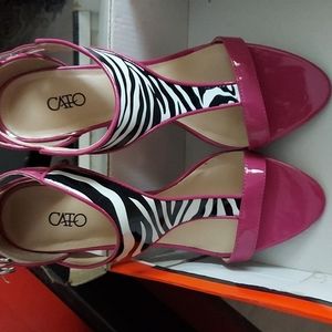 Zebra Print Heels
